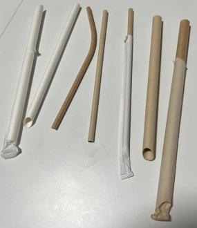 Paper and Bamboo Straws
